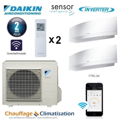 Daikin Bi-split inverter 2MXS50H + 2 EMURA FTXG25L