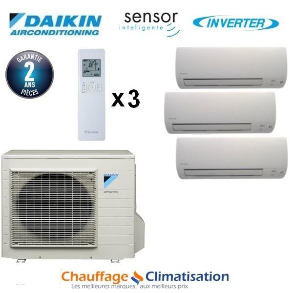 Daikin Tri-split inverter 3MXS40K + 3 CTXS15K