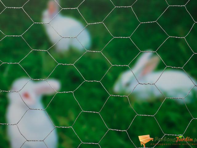 Grillage en maille hexagonale acier galvanisé