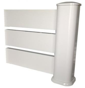 Kit INTERMEDIAIRE clôture pare-vue en PVC Hauteur