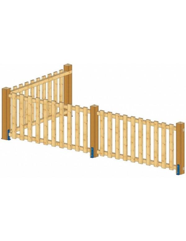 KIT DE MONTAGE BALUSTRADE 6.7m - BOIS-KIT