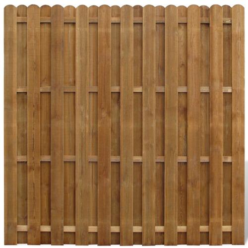 VidaXL Panneau de clôture en bois avec planches in