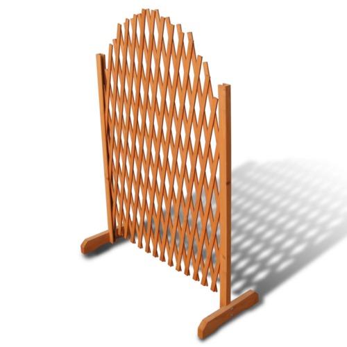 VidaXL Barrière en bois extensible 180 x 100 cm