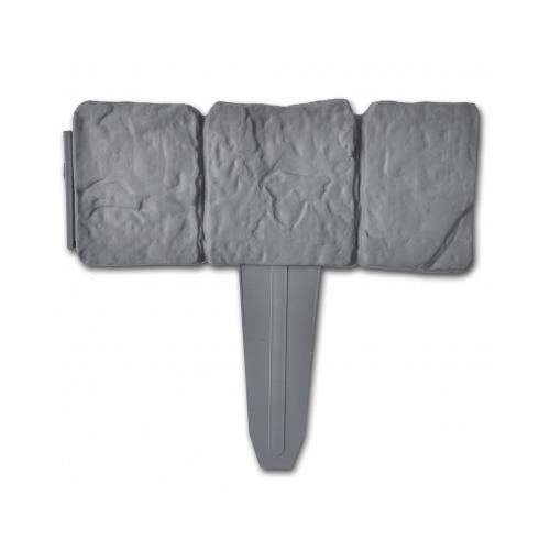VidaXL Bordure de jardin imitation pierre 41 pièce