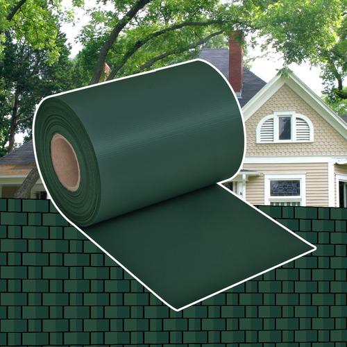 VidaXL Brise-vue pour clôture en PVC vert rouleau