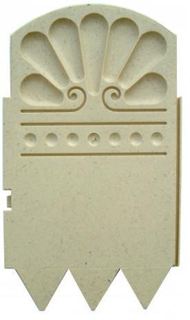 Bordure décorative de jardin ton pierre