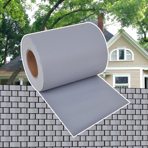 VidaXL Brise-vue pour clôture en PVC gris clair ro