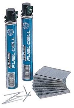 300274 Pointe F16 galva + Gaz - L. 63 mm - Pack de