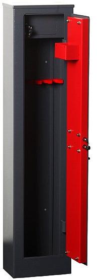Armoire à fusils serrure à clé coffret interne DOMUS Armoire à fusils serrure à