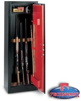 Armoire à fusils avec serrure à clé TECHNOMAX HS60