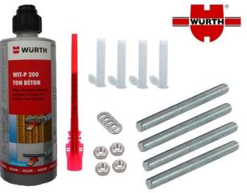 Kit de scellement chimique professionnel Wurth