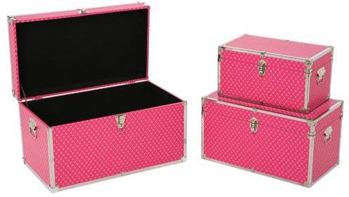 3 Malles Etoile - Rose