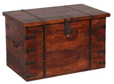 Coffre de rangement en bois - JETLAG - L 81 x l 51