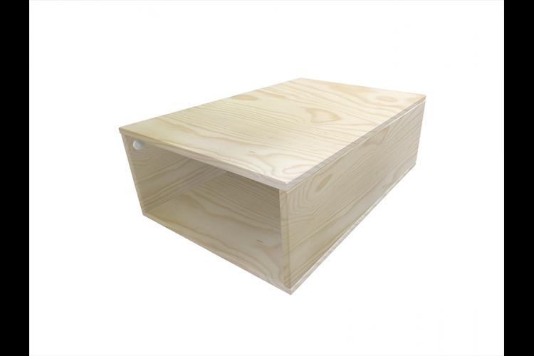 Cube de rangement bois profondeur 75 cm