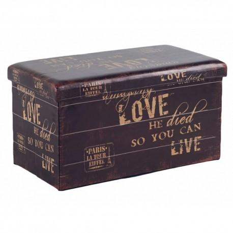 Banc Robins Avec Coffre De Rangement Love - Sofaca