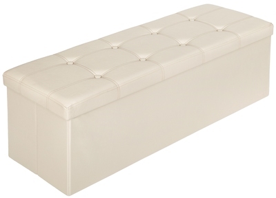 Tabouret Coffre de rangement Siège Pliable Multifo