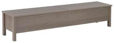 BOUT DE LIT DESIGN EN BOIS FINITION CHÊNE GRIS - C