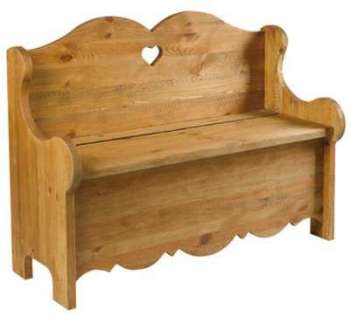 Banc coffre pin massif Brunswick Casita