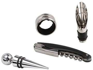 Set sommelier 4 accessoires Wine et Cie
