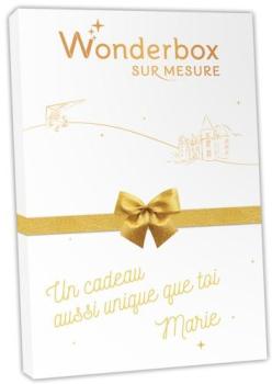 Coffret cadeau Wonderbox sur mesure Coffret cadeau Coffret cadeau Wonderbox sur