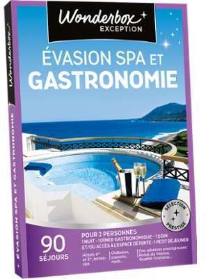 Coffret cadeau vasion spa et gastronomie Coffret cadeau Coffret cadeau vasion spa