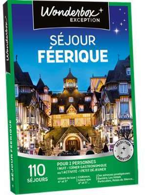 Coffret cadeau Séjour féerique Coffret cadeau Wonderbox Coffret cadeau Séjour féerique