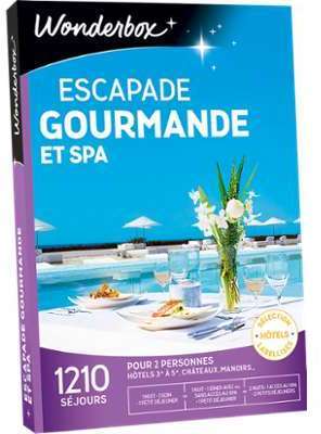 Coffret cadeau Escapade gourmande et spa Coffret cadeau Coffret cadeau Escapade gourmande