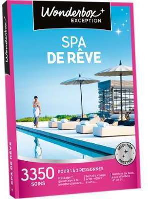 Coffret cadeau Spa de Rêve Coffret cadeau Wonderbox Coffret cadeau Spa de Rêve
