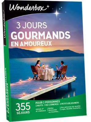 Coffret cadeau 3 jours gourmands en amoureux Coffret Coffret cadeau 3 jours gourmands