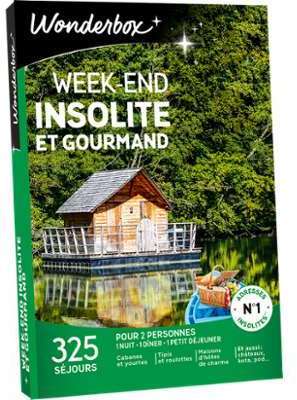 Coffret cadeau Week-end insolite et gourmand Coffret Coffret cadeau Week-end insolite