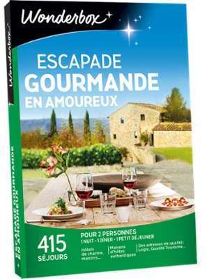 Coffret cadeau Escapade gourmande en amoureux Coffret Coffret cadeau Escapade gourmande