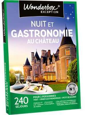 Coffret cadeau Nuit et gastronomie au château Coffret Coffret cadeau Nuit et gastronomie