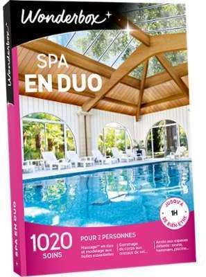 Coffret cadeau Spa en duo Coffret cadeau Wonderbox Coffret cadeau Spa en duo