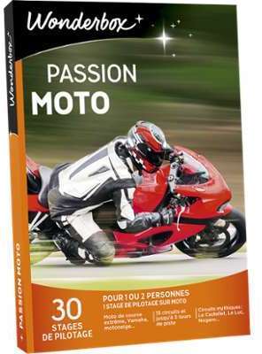 Coffret cadeau Passion moto Coffret cadeau Wonderbox Coffret cadeau Passion moto