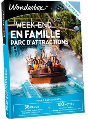Coffret cadeau Week-end en famille parc d attractions Coffret cadeau Week-end en