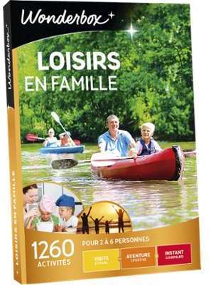 Coffret cadeau Loisirs en famille Coffret cadeau Wonderbox Coffret cadeau Loisirs en