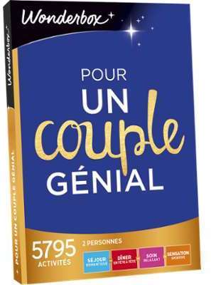 Coffret cadeau Pour un couple génial Coffret cadeau Coffret cadeau Pour un couple