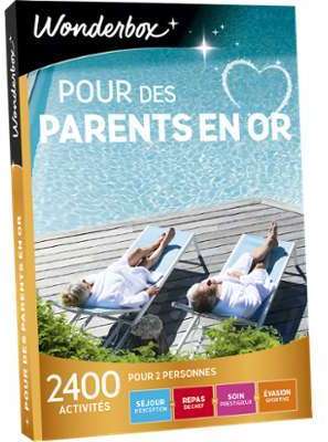 Coffret cadeau Pour des parents en or Coffret cadeau Coffret cadeau Pour des parents