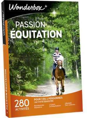 Coffret cadeau Passion équitation Coffret cadeau Wonderbox Coffret cadeau Passion équitation