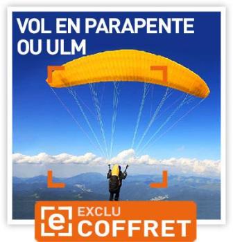 Vol en parapente ou ULM Coffret cadeau