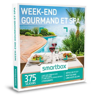 Week-end gourmand et spa Coffret cadeau