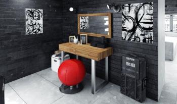 Coiffeuse en chêne massif design styl Huile naturel Coiffeuse en chêne massif