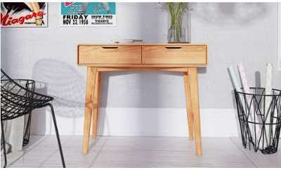 Coiffeuse contemporaine en bois massif Greg Coiffeuse Coiffeuse contemporaine en