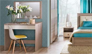 Coiffeuse moderne en bois vento Vanille OUi avec m