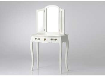 Coiffeuse miroir triptyque blanc cassé Murano Coiffeuse miroir triptyque