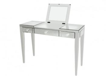 Coiffeuse 3 tiroirs Knob avec miroir