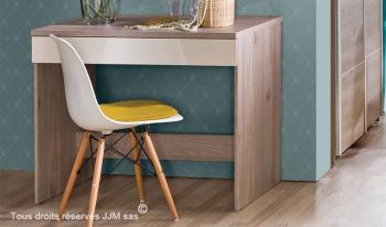 Coiffeuse moderne en bois vento Vanille Non sans m