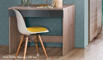 Coiffeuse moderne en bois vento Graphite Non sans