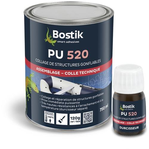 Colle polyuréthane PU 520 + durcisseur BOSTIK 750