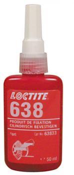 Colle Loctite 638 haute résistance pour assemblages Colle Loctite 638 haute résistance